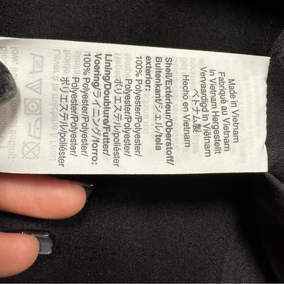 JCREW Black Scallop Trim Tank Top Size 8 - Picture 6 of 7